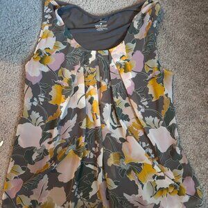 NY&C Women's Sleeveless Floral Blouse - Like New